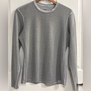 Patagonia Capilene Base Layer Top Womens M Gray Long Sleeve
